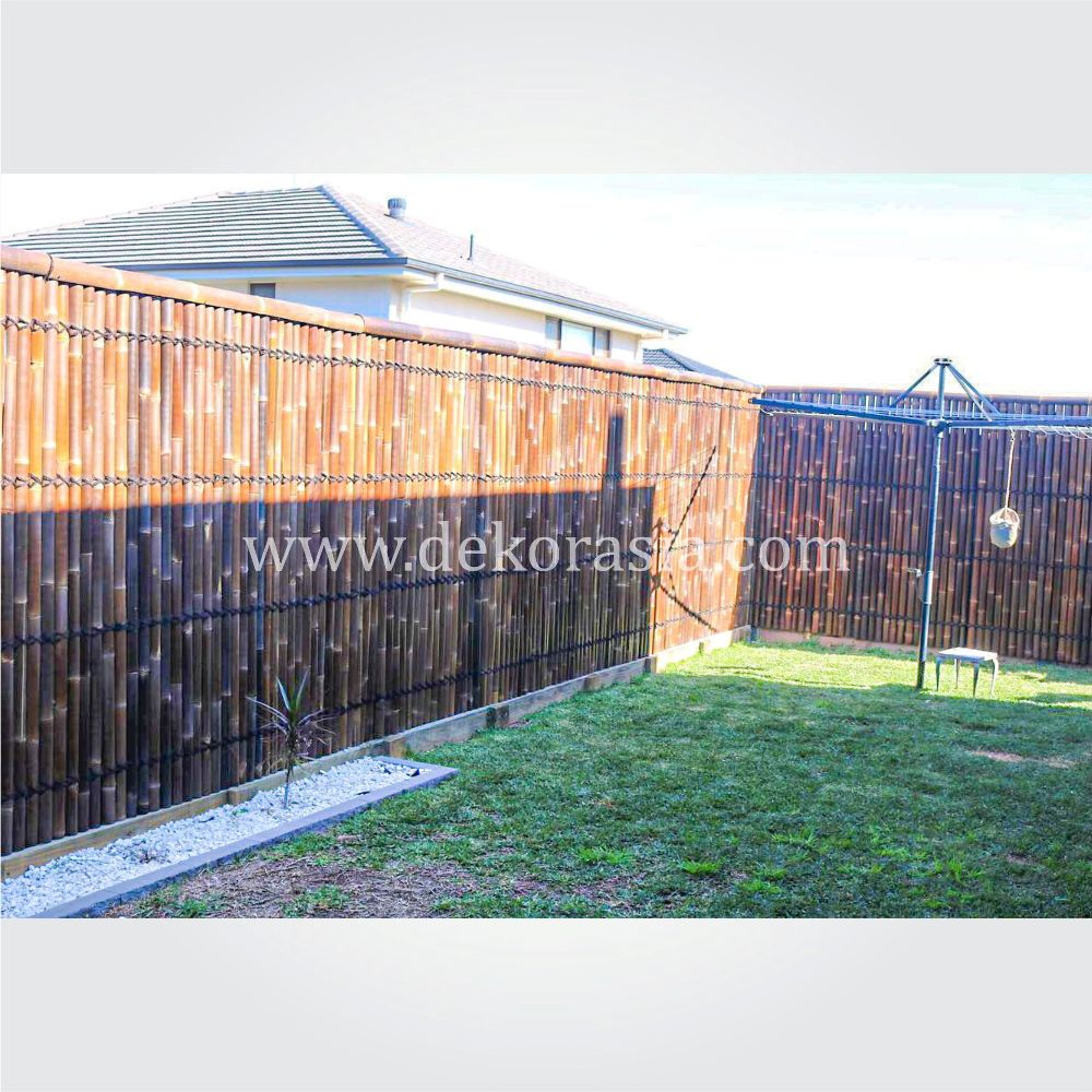 Natural Bamboo Fence Roll - Image 2