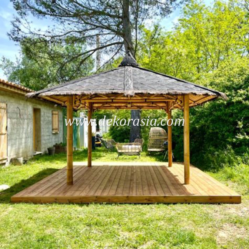 Bamboo Gazebo for Home Garden, Bamboo Gazebo Outdoor - Image 4