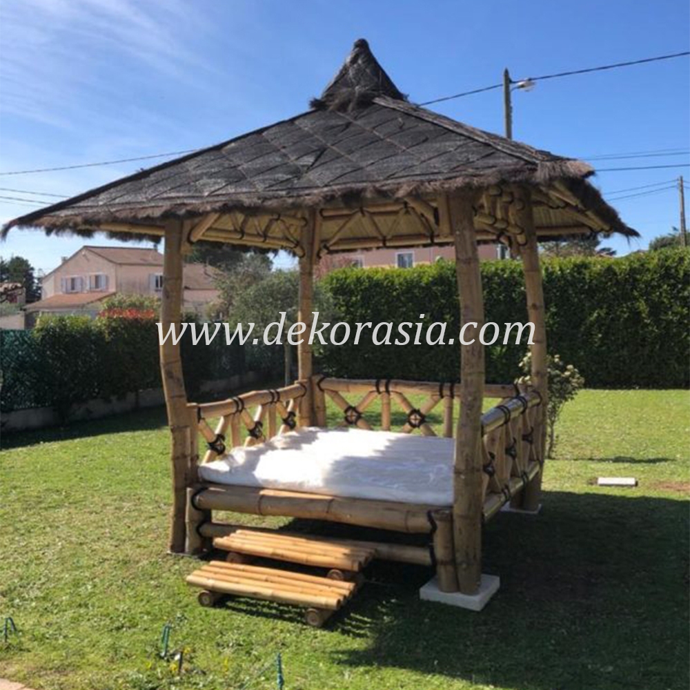 Bamboo Gazebo for Home Garden, Bamboo Gazebo Outdoor - Image 2