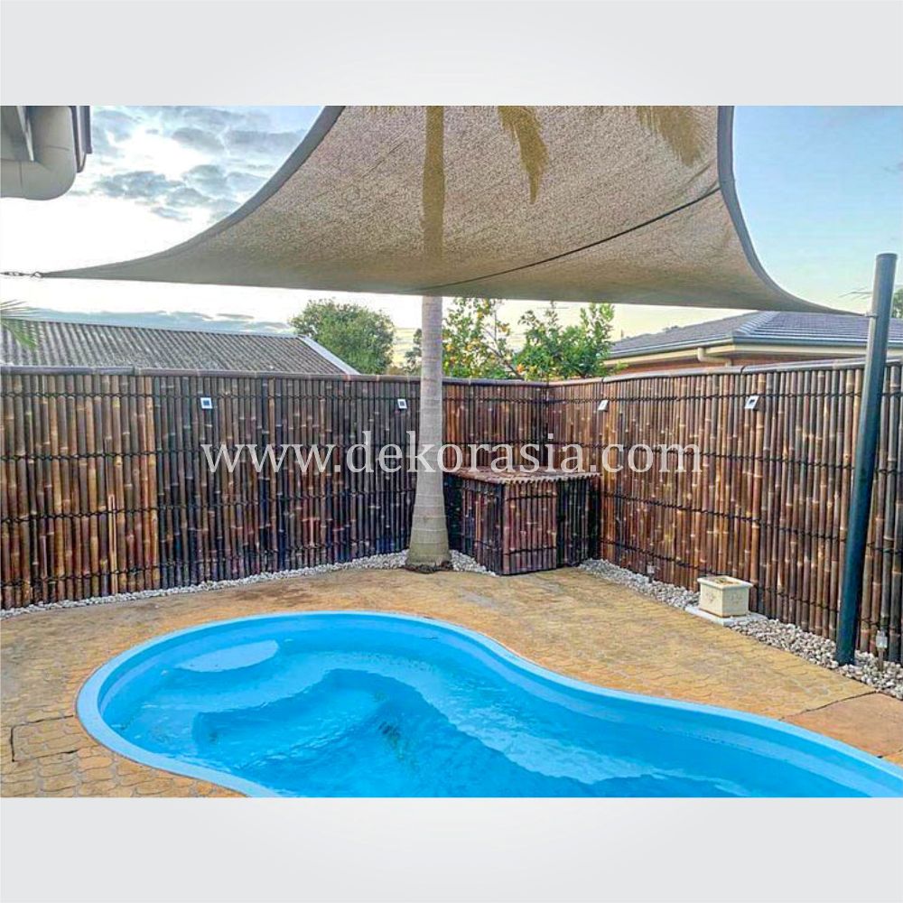 Natural Bamboo Half Raft Panel - Bamboo Panel and Bamboo Screen - Image 4